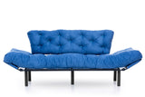 3-seater sofa bed Nitta Triple Blauw