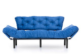 3-seater sofa bed Nitta Triple Blauw