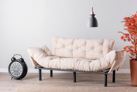 3-seater sofa bed Nitta Triple Crème