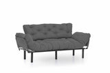 3-seater sofa bed Nitta Triple Gray