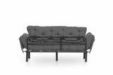 3-seater sofa bed Nitta Triple Gray