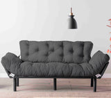 3-seater sofa bed Nitta Triple Gray