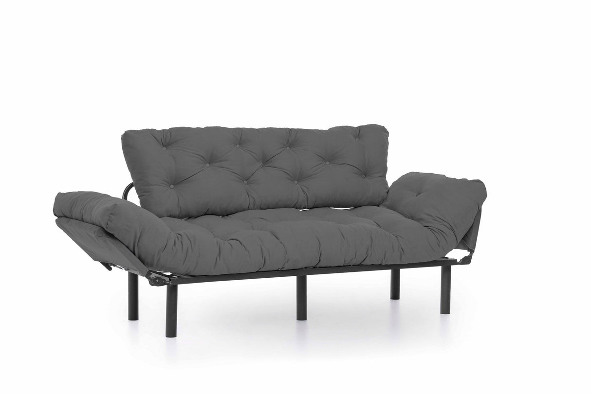 3-seater sofa bed Nitta Triple Gray