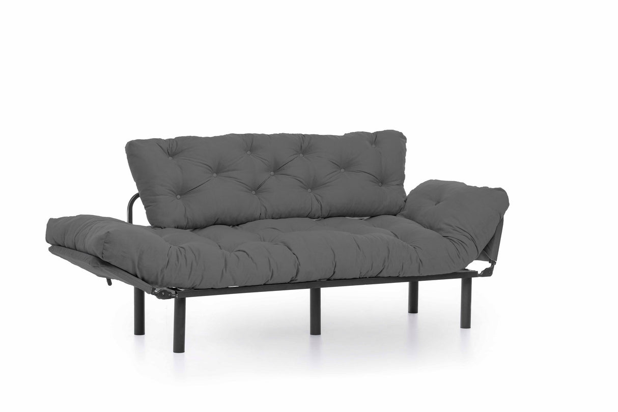 3-seater sofa bed Nitta Triple Gray