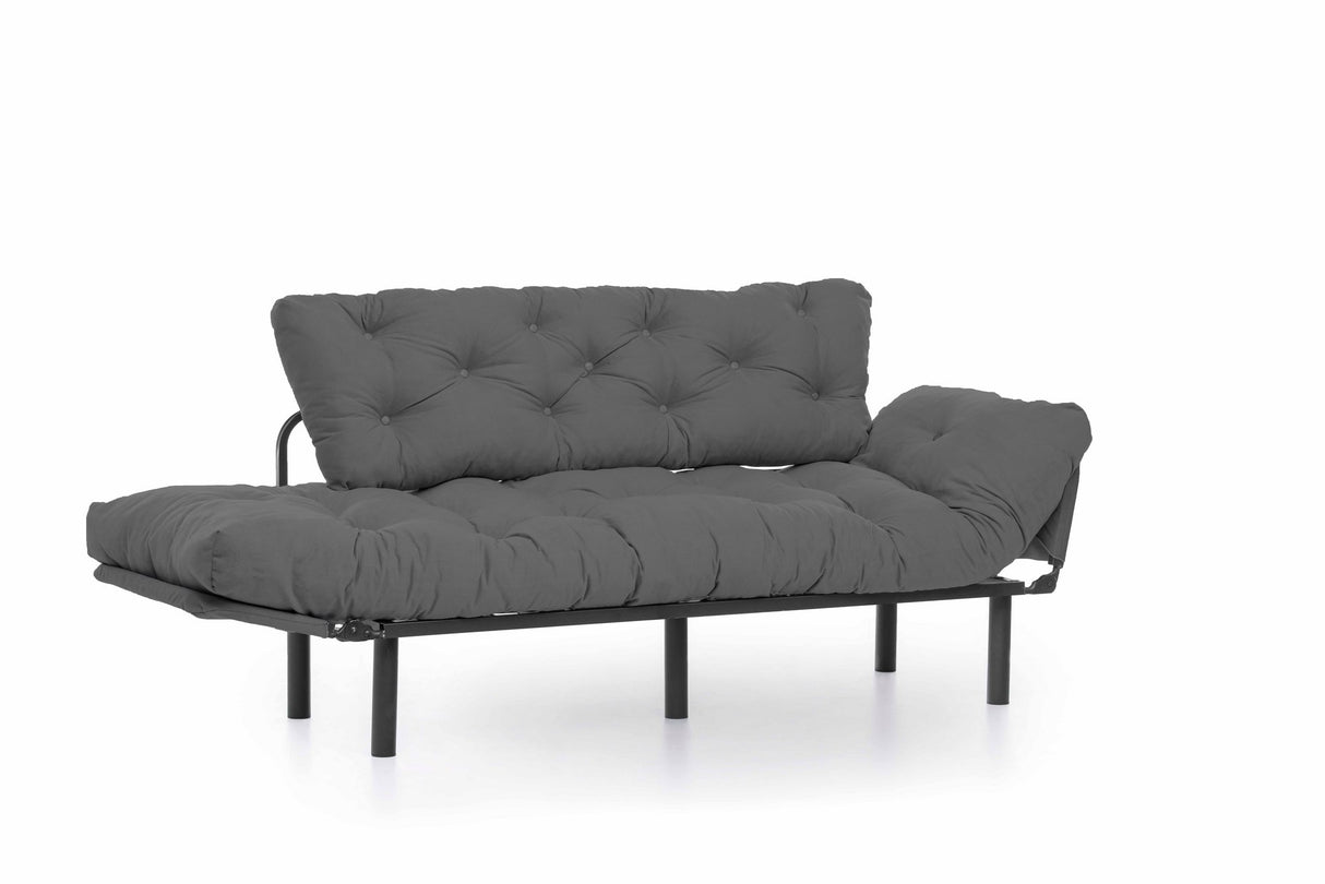 3-seater sofa bed Nitta Triple Gray