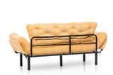 3-seater sofa bed Nitta Triple Mustard