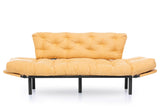 3-seater sofa bed Nitta Triple Mustard