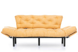 3-seater sofa bed Nitta Triple Mustard