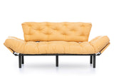 3-seater sofa bed Nitta Triple Mustard