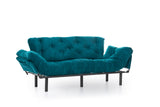 3-seater sofa bed Nitta Triple Petrol Green