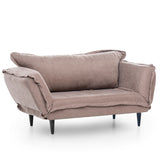 2-seater sofa bed Vino Daybed Mink