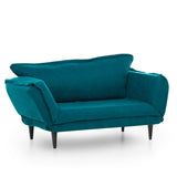 2-seater sofa bed Vino Daybed Petrol Green