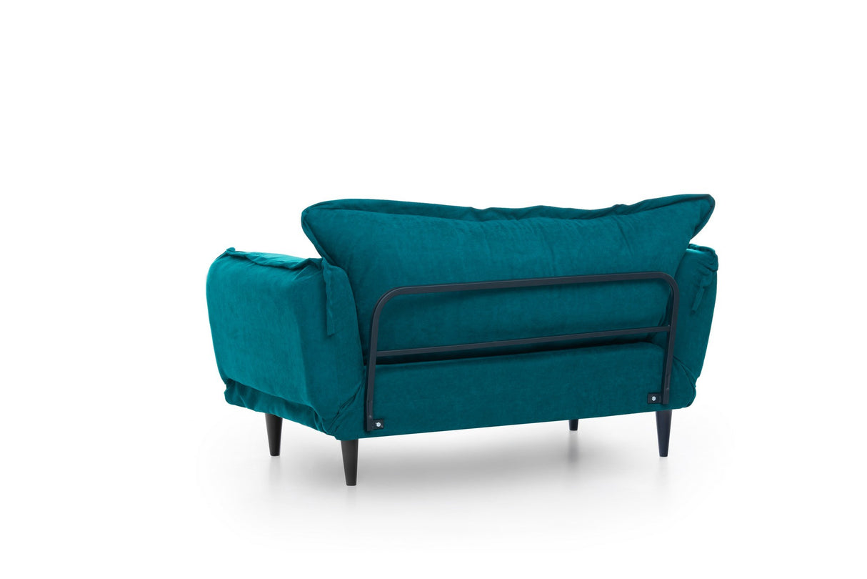 2-seater sofa bed Vino Daybed Petrol Green