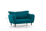 2-seater sofa bed Vino Daybed Petrol Green