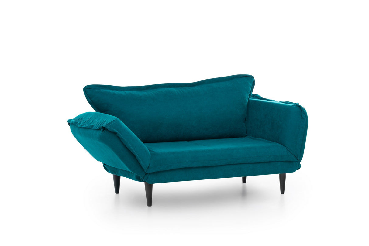 2-seater sofa bed Vino Daybed Petrol Green