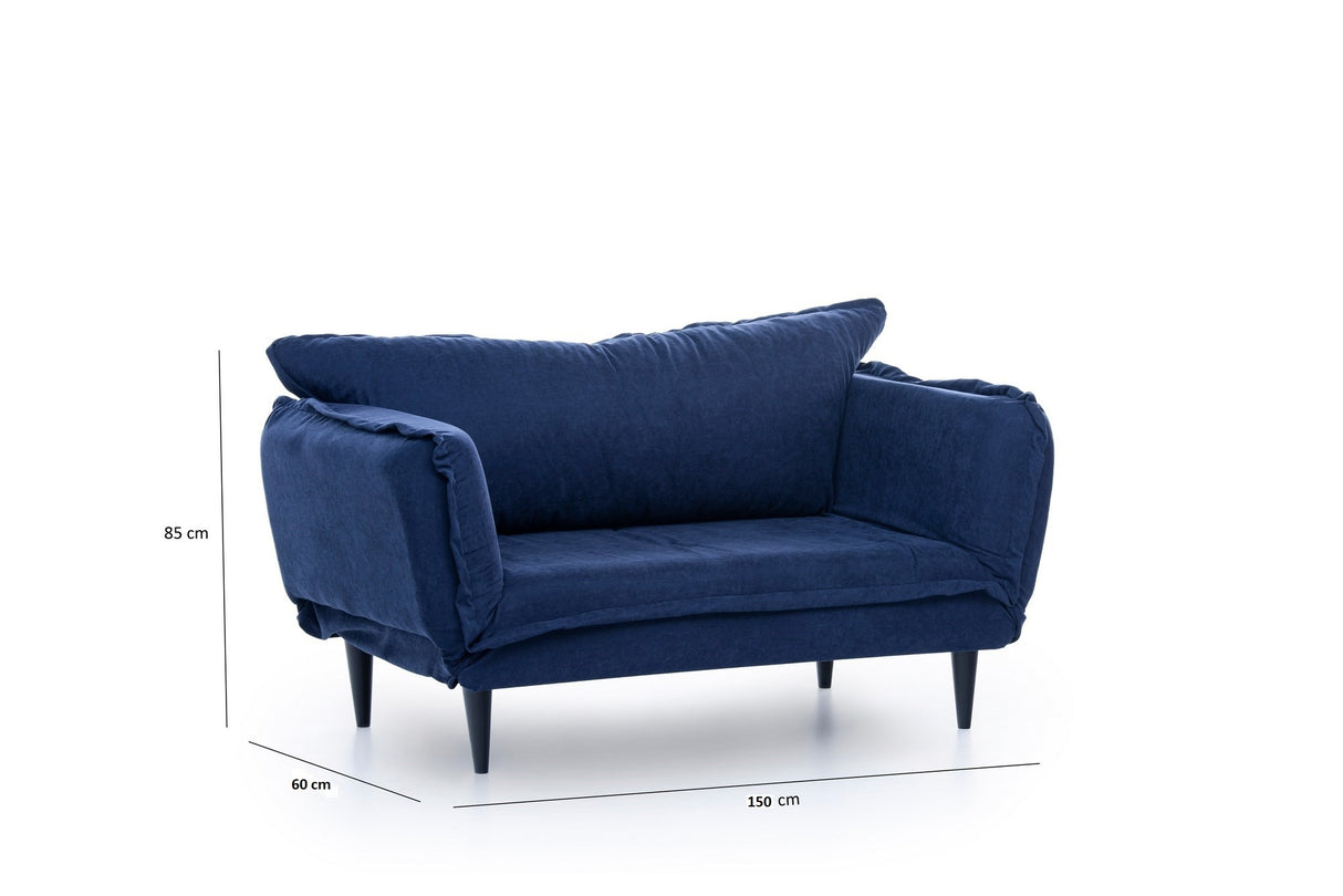 2-seater sofa bed Vino Daybed Navy Blue