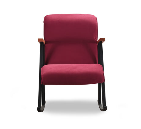 Rocking chair Yoka Maroon