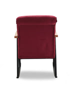 Rocking chair Yoka Maroon