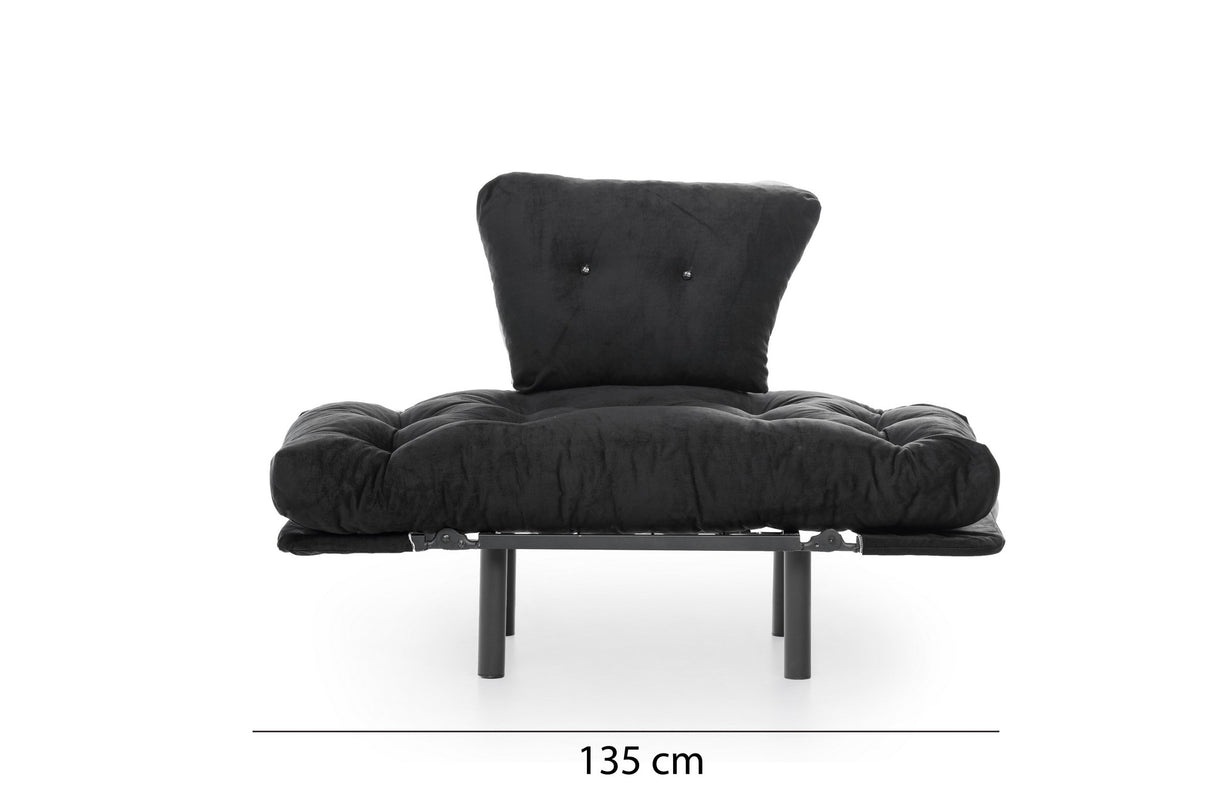 Armchair nitta single black