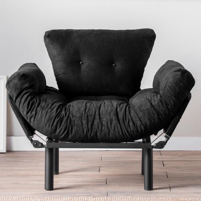 Armchair nitta single black