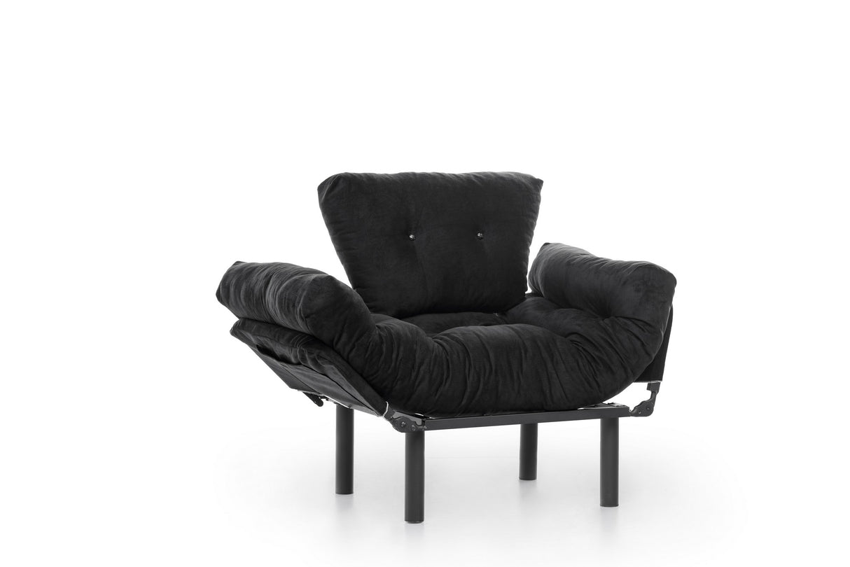 Armchair nitta single black