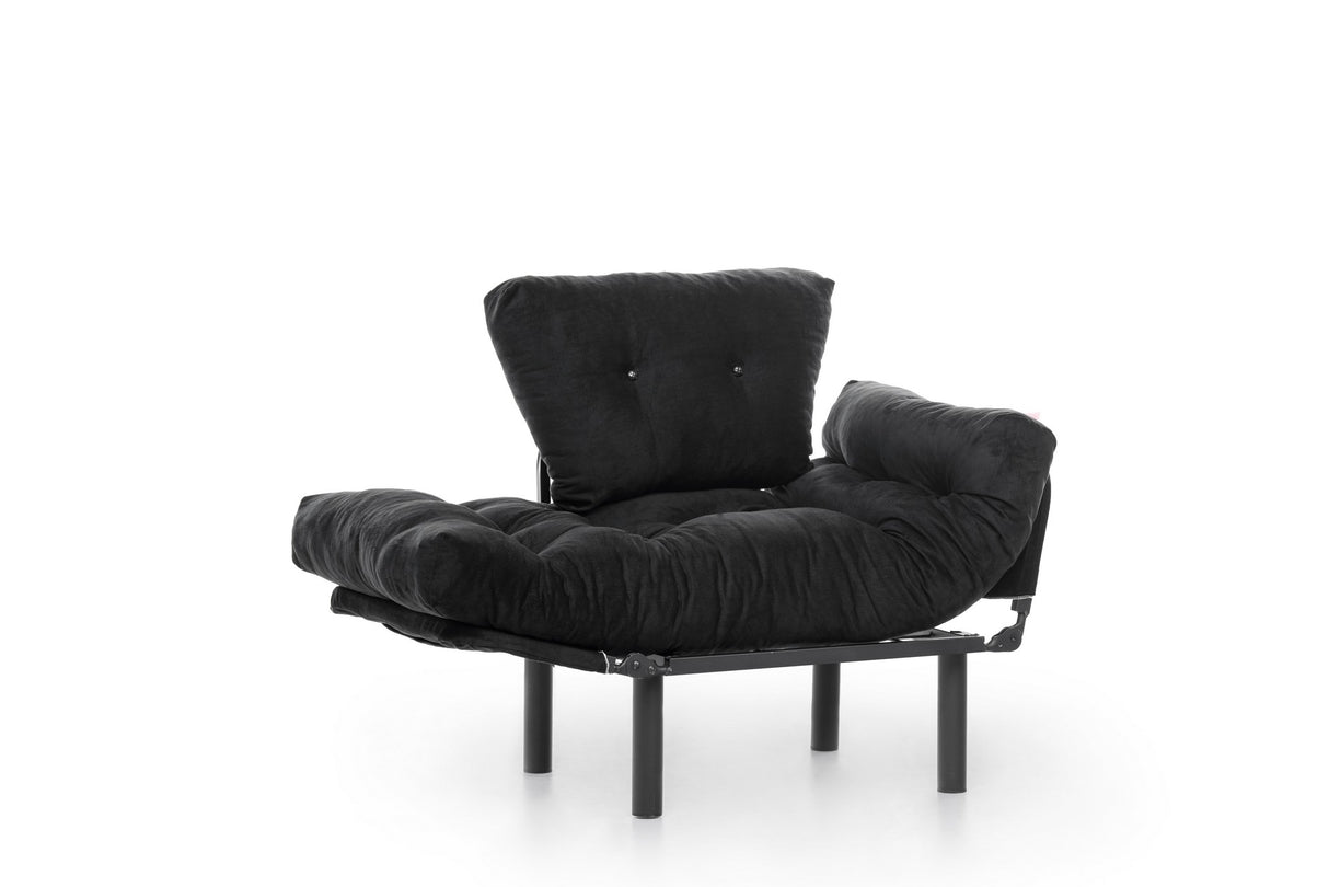 Armchair nitta single black