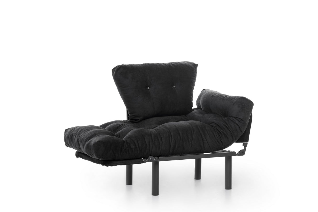 Armchair nitta single black