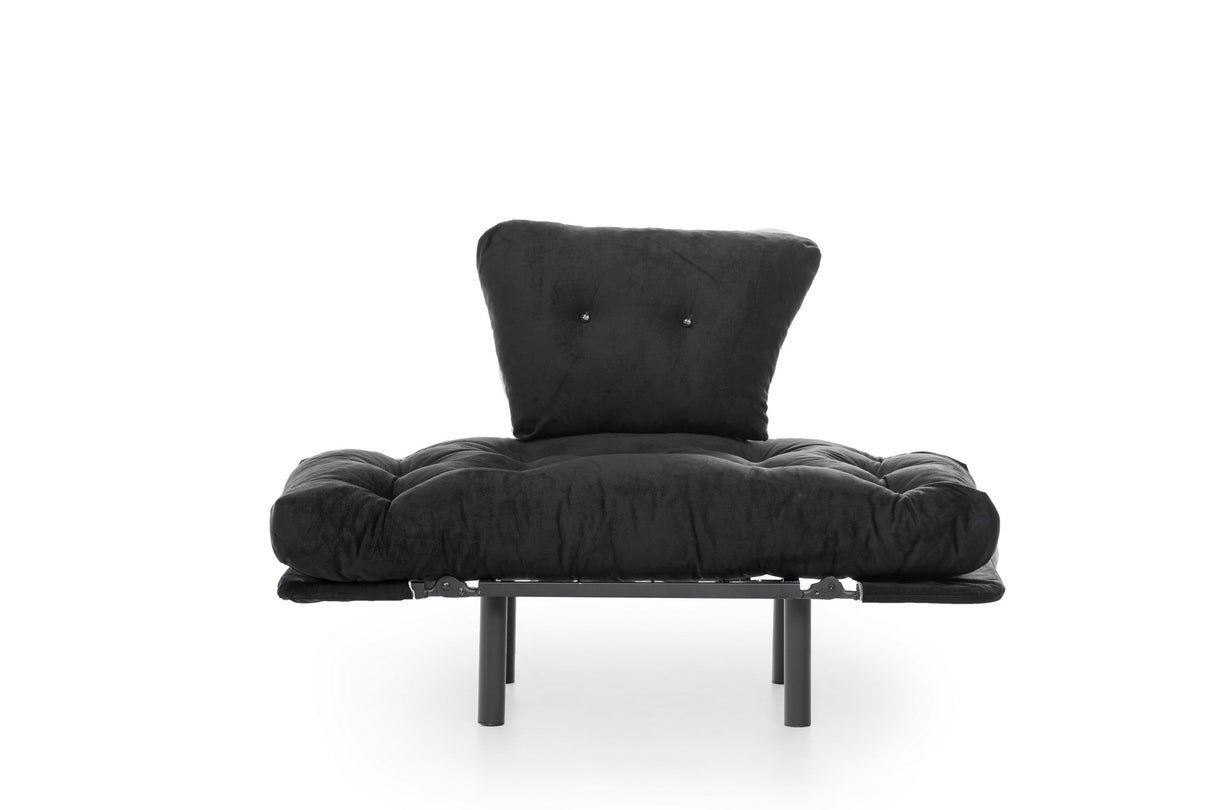 Armchair nitta single black