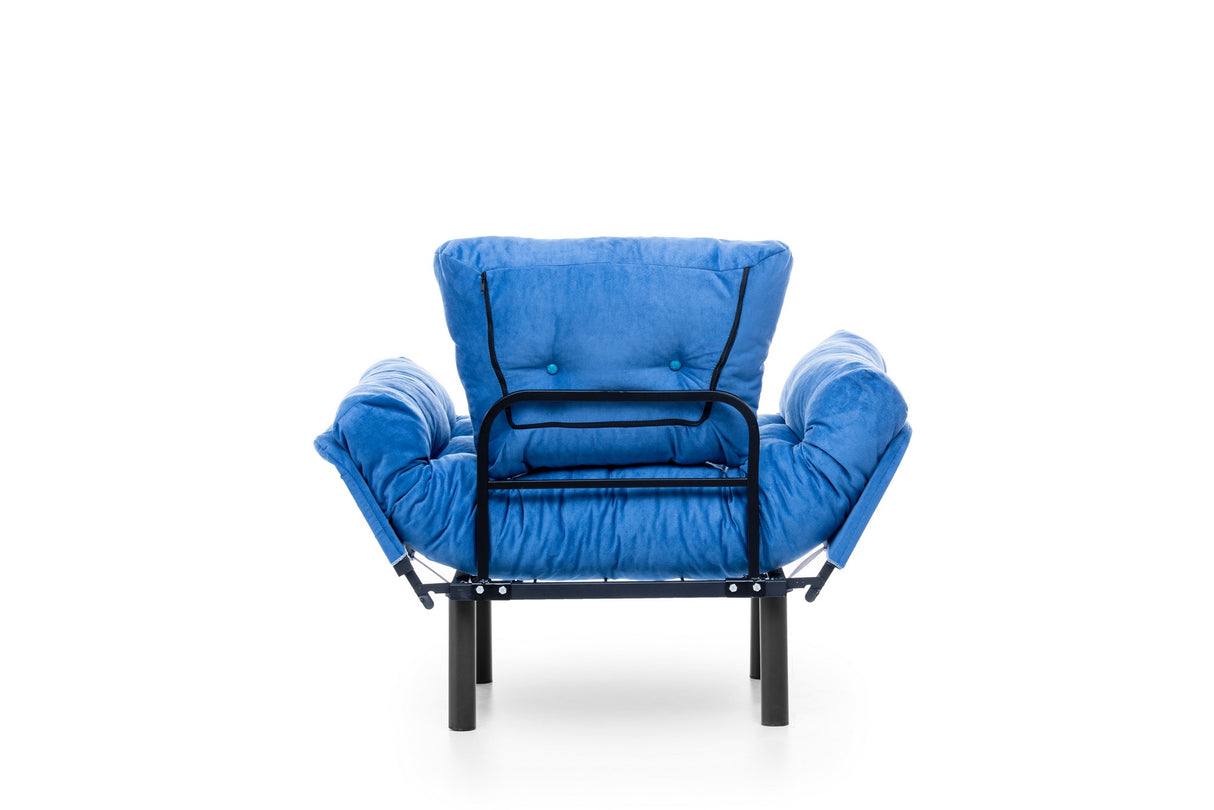 Armchair nitta single blue