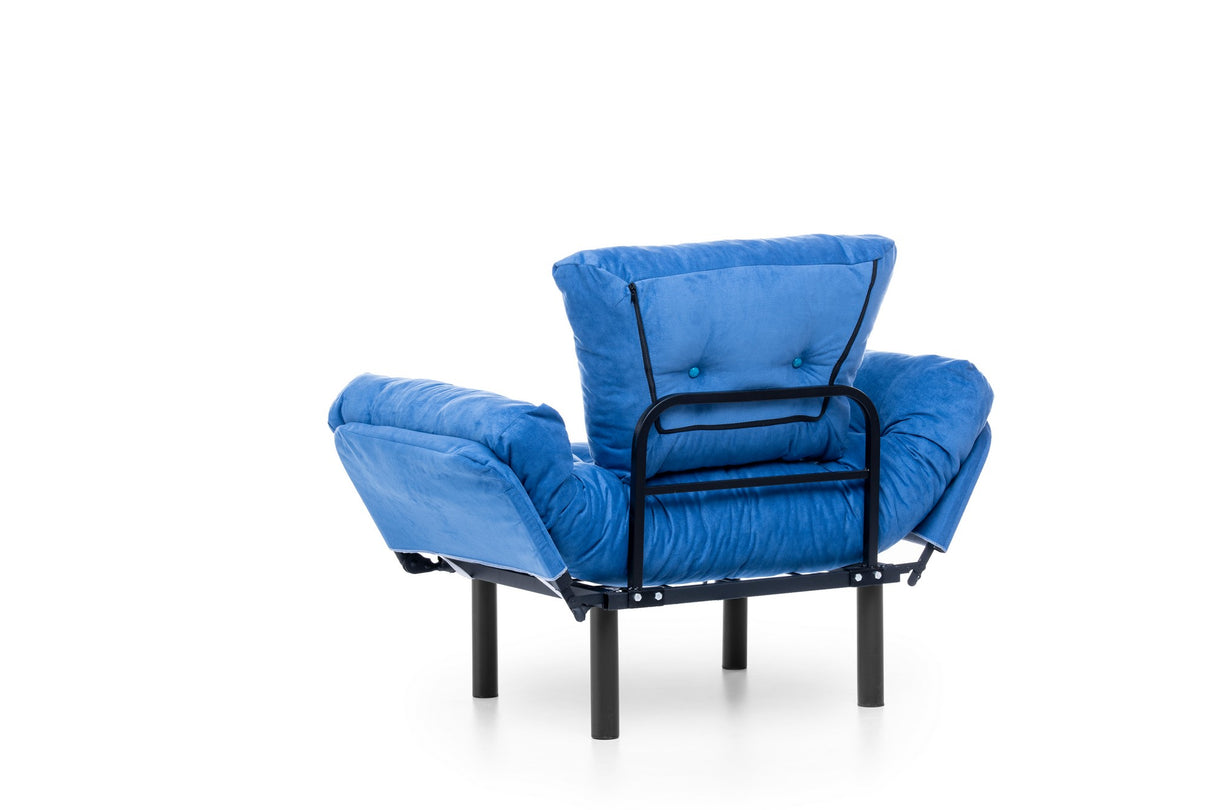 Armchair nitta single blue