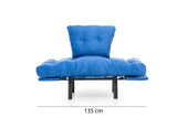 Armchair nitta single blue