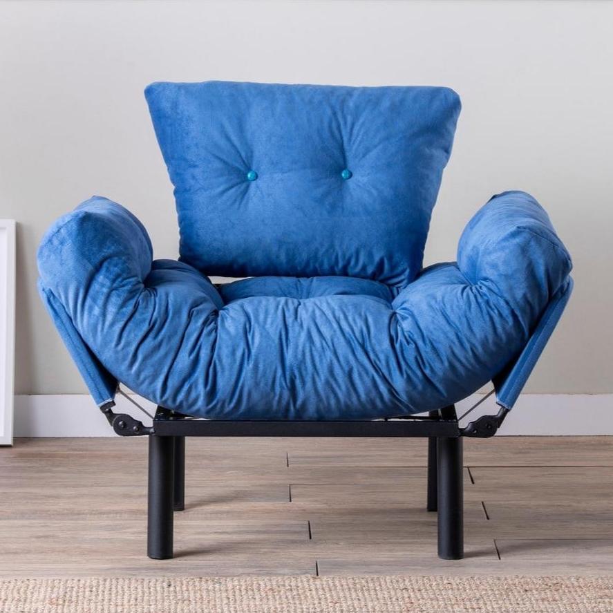 Armchair nitta single blue