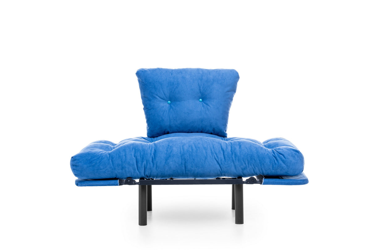 Armchair nitta single blue