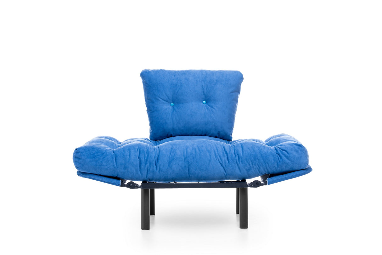 Armchair nitta single blue