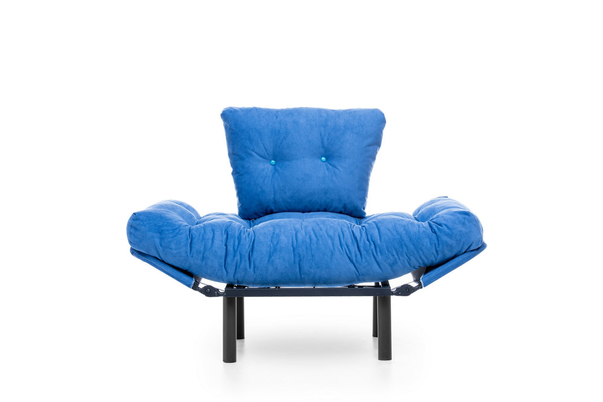 Armchair nitta single blue