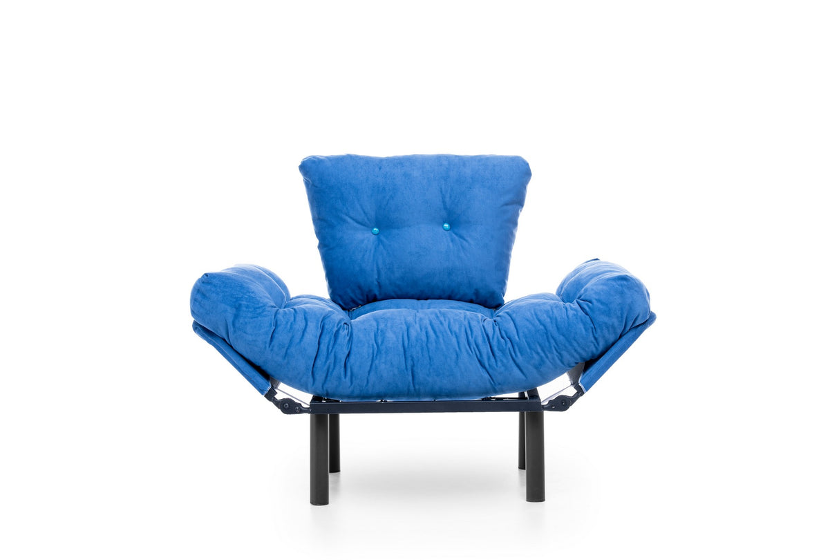 Armchair nitta single blue