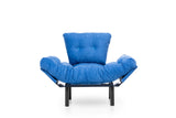 Armchair nitta single blue