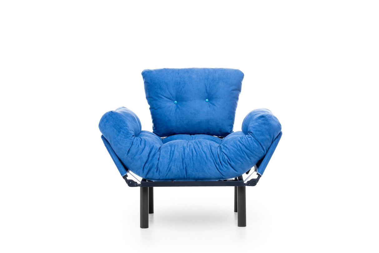 Armchair nitta single blue