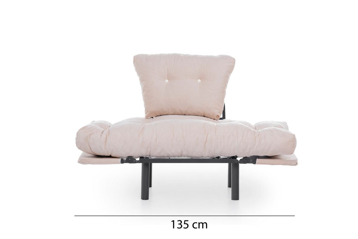 Armchair Nitta Single cream