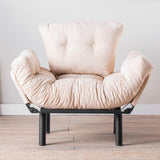 Armchair Nitta Single cream