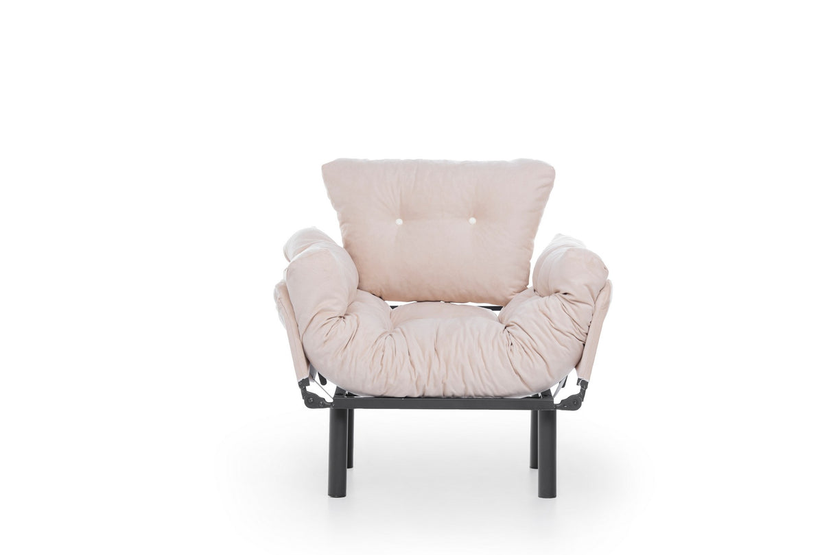 Armchair Nitta Single cream