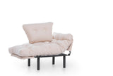 Armchair Nitta Single cream