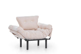 Armchair Nitta Single cream