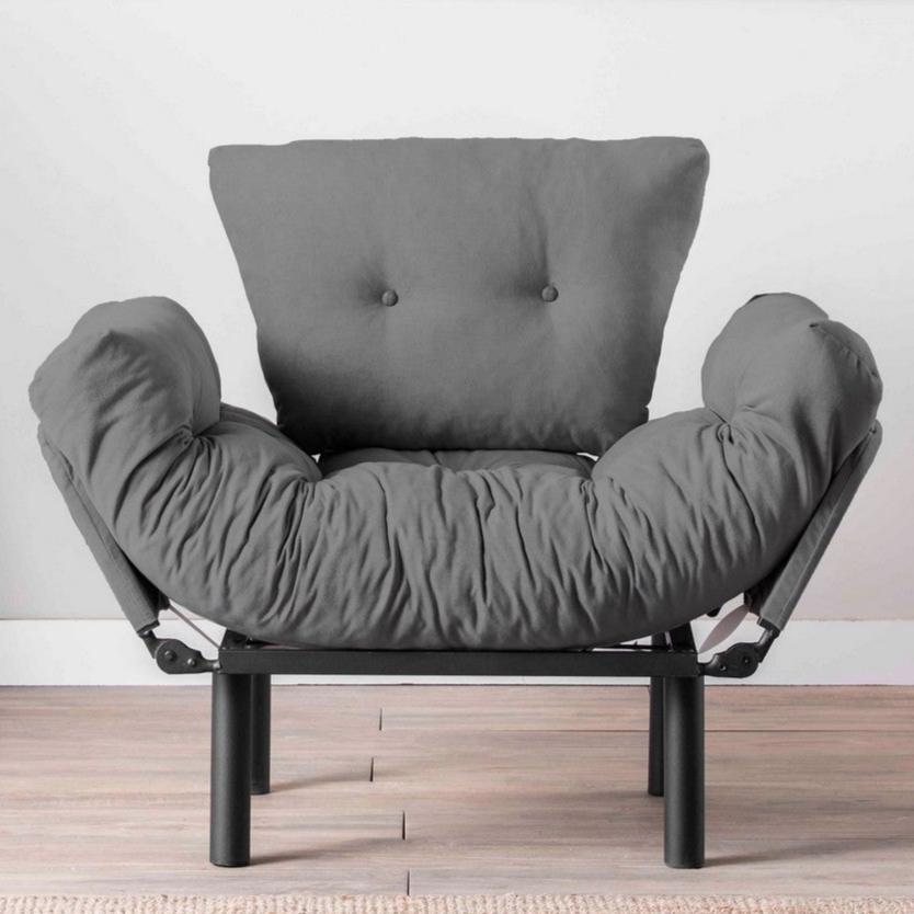 Armchair nitta single gray