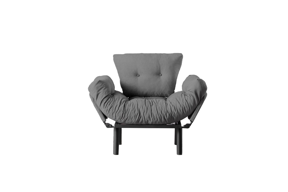 Armchair nitta single gray