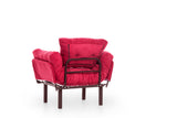 Armchair Nitta Single Maroon