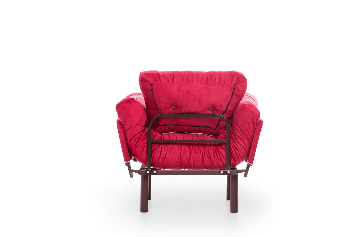 Armchair Nitta Single Maroon