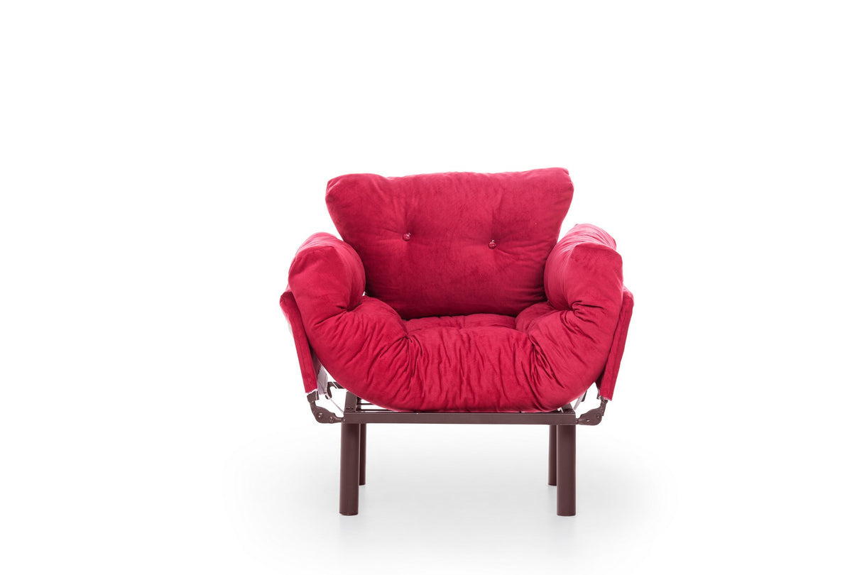 Armchair Nitta Single Maroon