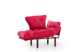 Armchair Nitta Single Maroon