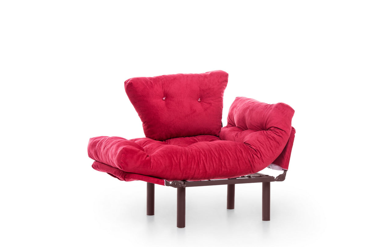 Armchair Nitta Single Maroon